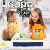 Mini Tudou Jouets dévier pour Enfants,Jouet de Cuisine Lave-Vaisselle électroniqu,Jeu de rôle Ensemble de Jouets de Cuisine,