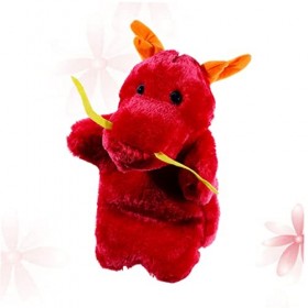 Toyvian Marionnettes danimaux Jouets pour Bébés Jouets pour Enfants Accessoires Poupée en Peluche Marionnette Racontant Une 