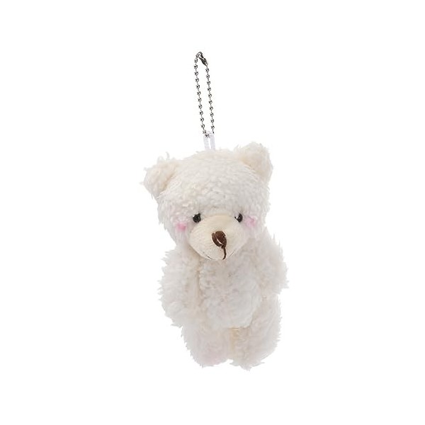 ABOOFAN 4 Pièces Ornements De Poupée Voiture Animal en Peluche Poupée Animal en Peluche Pendentif Animaux en Peluche pour Enf