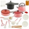 Accessoires de cuisine pour enfants - Accessoires de cuisine pour enfants - Set de casseroles pour jeux de rôle - Jouet de cu