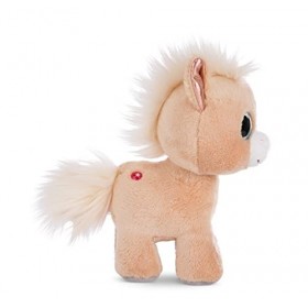NICI GLUBSCHIS Poney Miss Cinnamon 17cm Beige Douce et Durable, Mignonne Peluche à câliner, pour Jouer, pour Enfants et Adult