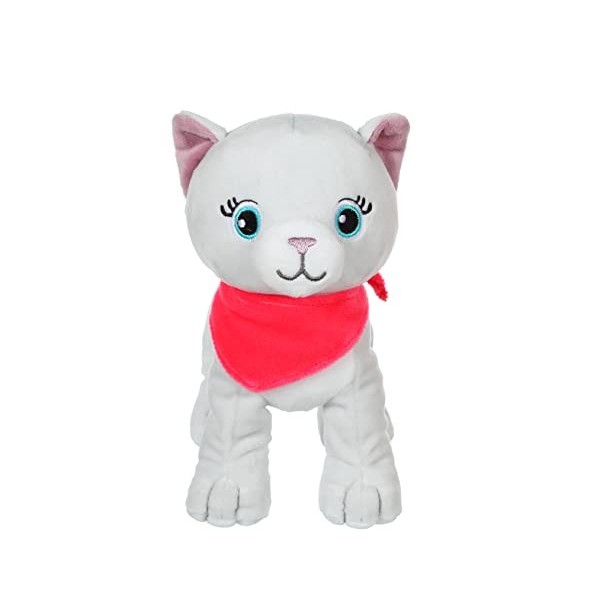 Gipsy- Gispy-Fun Kitties sonores Marron Clair Foulard Orange-Peluche pour enfant-071618, 071618