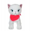 Gipsy- Gispy-Fun Kitties sonores Marron Clair Foulard Orange-Peluche pour enfant-071618, 071618