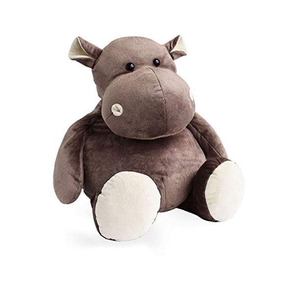 Histoire dOurs - Peluche Hippopotame - 14 cm - Marron - Idée Cadeau Enfant - Hippo - Dans la savane - HO1059