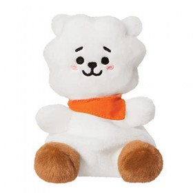 Aurora World- Aurora, 61505, BT21 RJ Palm Pal, 13cm, Peluche écologique, Blanc, White