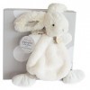 Doudou et Compagnie - Doudou Lapin Bonbon - Boite Cadeau - Taupe - 26 Cm - Doux - Idée Cadeau de Naissance Fille et Garçon - 