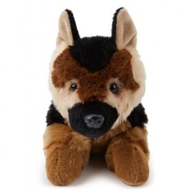 Zappi Co Peluche de Berger Allemand 28cm - Fidèle, Chien Doux, Écologique, Génial pour Les Enfants Joueurs, Matériel 100% R