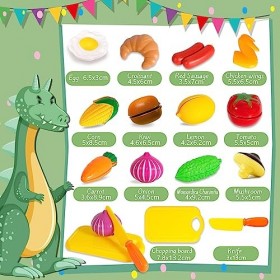 FAMKEEP Accessoire Cuisine Enfant 30 pcs avec Pots et Casseroles en Acier Inoxydable,Chef Jeu de rôle avec,Enfants Cuisine av