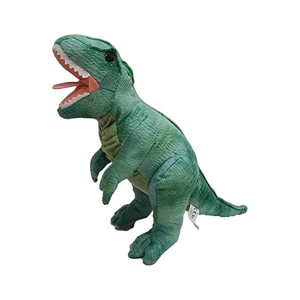 CARTOON Peluche T-Rex Tyrannosaure Bonhomme dinosaure 23 cm pour enfant Marron 