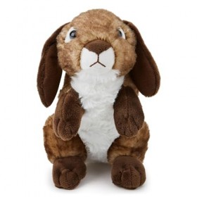 Peluche de Lapin Marron 20cm - Doux, Écologique, Partie de la Série Aimée danimaux Safari, Fabriqué avec Matériel 100% Rec