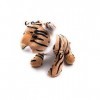 Onwomania Peluche Peluche Animal Tigre Marron Assis Gros Chat 23 cm