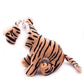 Onwomania Peluche Peluche Animal Tigre Marron Assis Gros Chat 23 cm
