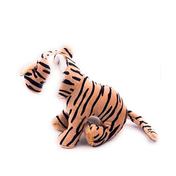 Onwomania Peluche Peluche Animal Tigre Marron Assis Gros Chat 23 cm