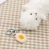 YEHJDSMD 1 porte-clés en forme de petit mouton en peluche avec pendentif en forme dagneau, cadeau de poupée, blanc, blanc