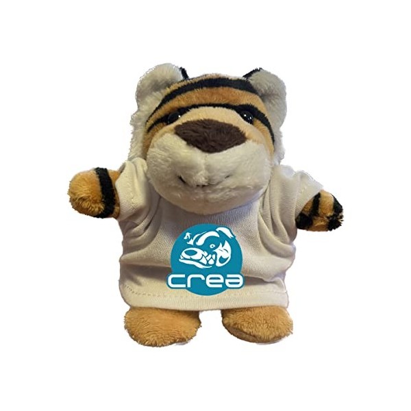 DIGITALSHIRT Peluche bonhomme tigre avec t-shirt personnalisable