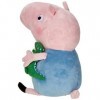 Peppa Pig - Peppa le cochon - Peppa Large - George - Peluche - 28 cm