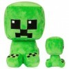 Poupée en Peluche Minecraft Peluche Jouet Tissu à Poils Ras et Rempli de Coton PP Animé Peluche Jouet Cadeau danniversaire E