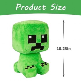 Poupée en Peluche Minecraft&nbsp;Peluche Jouet Tissu à Poils Ras et Rempli de Coton PP Animé Peluche Jouet Cadeau danniversaire E