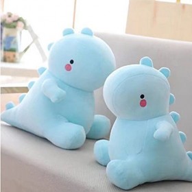 OUKEYI Jouets en peluche mignons en forme de dinosaure, poupée en peluche kawaii, oreiller câlin doux, cadeau danniversaire 