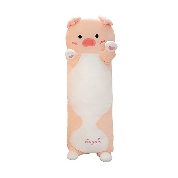 Yeqivo Long Porcs Dinosaure en Peluche Oreiller Mignon Animal Corps Oreiller Jouet en Peluche pour Enfants Dinosaure,50CM 