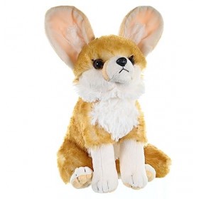 Wild Republic Cuddlekins Renard du Fennec, Animal en Peluche, 30 cm, Cadeau pour Bébés, Peluche Écologique, Rembourrage Fabri