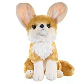 Wild Republic Cuddlekins Renard du Fennec, Animal en Peluche, 30 cm, Cadeau pour Bébés, Peluche Écologique, Rembourrage Fabri