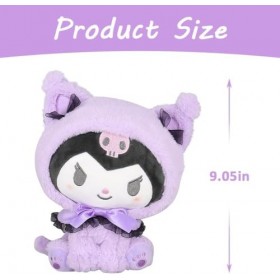 FYDZBSL Peluche Kuromi Animal Poupée Peluche Douce Doudou Poupée de Chiffon Plush Toys Cadeau danniversaire Et de Noël Migno