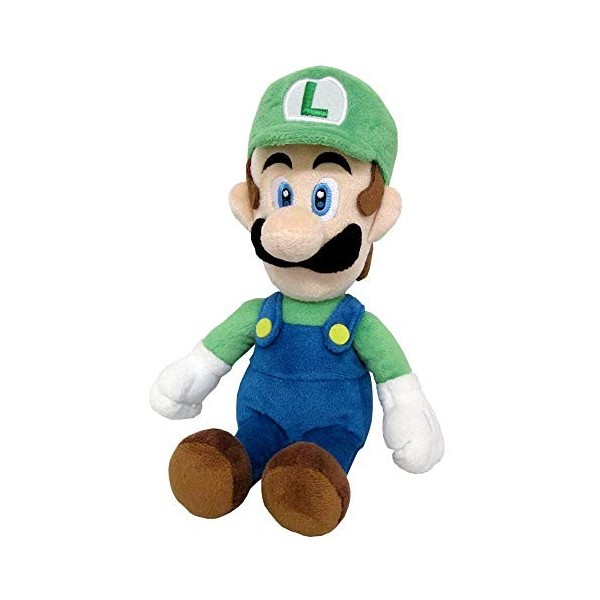 PBM Express Peluche Super Mario Luigi Multicolore 24 cm
