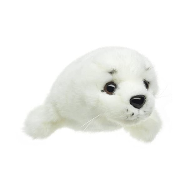 Uni-Toys - Bébé Phoque Blanc - 21 cm Longueur - Veau Marin - Peluche, Doudou