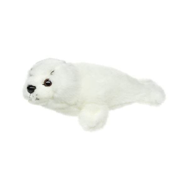 Uni-Toys - Bébé Phoque Blanc - 21 cm Longueur - Veau Marin - Peluche, Doudou
