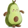 Yeqivo Joli Jouet davocat en Peluche Cute Avocado Plush pour Les Filles et Les Amis Jaune,30CM 