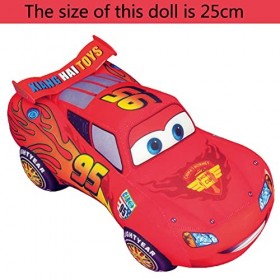 BESTZY Poupée en Peluche Cars Poupée en Peluche de Dessin Animé Cars Peluche Jouet Cadeau danniversaire Et de Noël Mignonne 