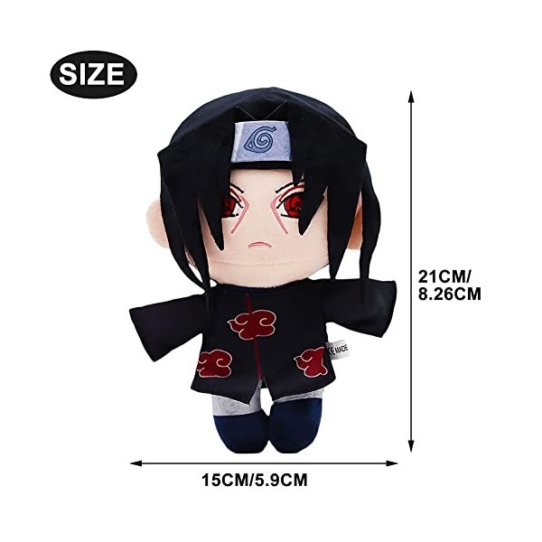 Itachi Uchiha Jouets en Peluche Doll en Peluche Poupée en Peluche de Dessin Animé pour Enfants Poupée Doux Cadeaux dannivers