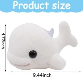 MiuxE Baleine Béluga, Animal en Peluche, Peluche Écologique, 20cm Mignon Super Doux en Peluche Baleine Farcie Réaliste, Cadea