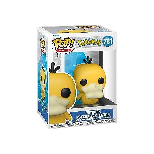Funko Pop! Games: Pokemon - Psyduck - Psykokwak - Figurine en Vinyle à Collectionner - Idée de Cadeau - Produits Officiels - 