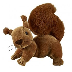 Bauer Spielwaren 12962 I Like My Planet Peluche écureuil en matériau recyclé Marron