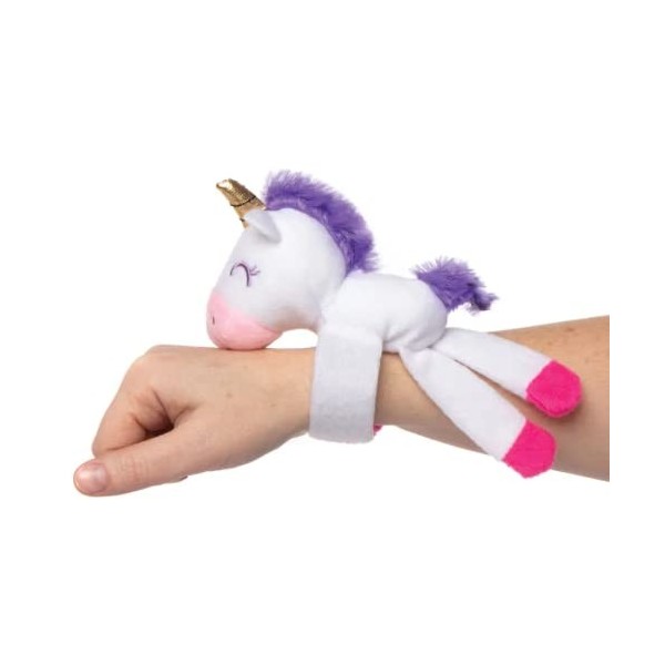 Baker Ross Peluches Bracelets Licornes Paquet de 3  - Mini Jouets pour Enfants AT781