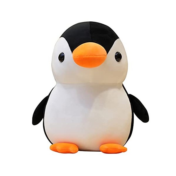 JAWSEU Peluche Pingouin, Peluche Pingouin Kawaii Oreiller en Peluche Animal en Peluche Coussin en Peluche Pingouin Décoration