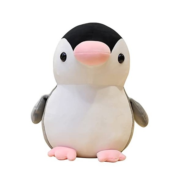 JAWSEU Peluche Pingouin, Peluche Pingouin Kawaii Oreiller en Peluche Animal en Peluche Coussin en Peluche Pingouin Décoration