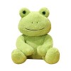 JAWSEU Grenouille en Peluche, Peluche Grenouille Animal en Peluche Doux Étreinte Oreiller Poupée Coussin Animal Grenouille Pe