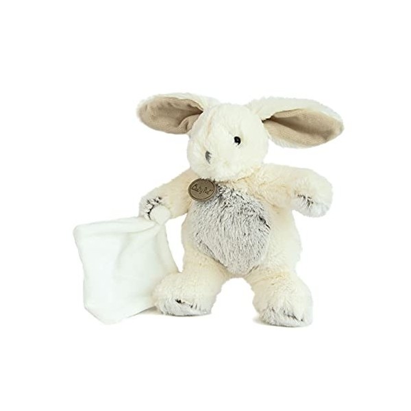 Baby Nat Peluche avec Doudou Mouchoir-Idée Cadeau Enfant-Coloris Aléatoire-Ass x 4 Les Flocons, Assortiment Mixte