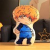 Blue Lock Coussin en peluche Rin Itoshi/CHIGIRI HYOMA/BACHIRA MEGURU Anime Personnage Poupées en peluche de collection 45 cm