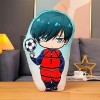 Blue Lock Coussin en peluche Rin Itoshi/CHIGIRI HYOMA/BACHIRA MEGURU Anime Personnage Poupées en peluche de collection 45 cm