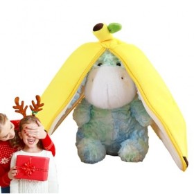 BEEBY Jouet en Peluche d’âne - Jouets en Peluche dâne Banane en Peluche - Jouets en Peluche danimal dâne de Dessin animé D