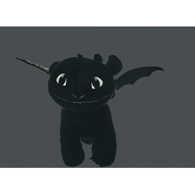Comment Entraîner Votre Dragon Peluche sans Dent Dark, 32cm, Glow