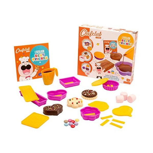 UPYAA - CHEFCLUB KIDS - Loisirs créatifs - Kit de Cuisine pour Les Enfants - LAtelier Barres Chocolatés Best Friends - À par