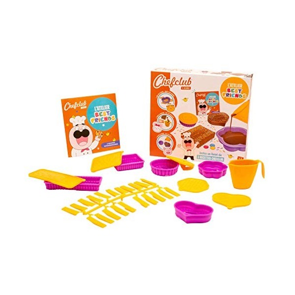 UPYAA - CHEFCLUB KIDS - Loisirs créatifs - Kit de Cuisine pour Les Enfants - LAtelier Barres Chocolatés Best Friends - À par