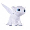 HTTYD Dragons, How to Tran Your Dragon 2 Peluche Furie Blanche  Light Fury Couleur Blanc avec Brillant Qualité Super Soft 11