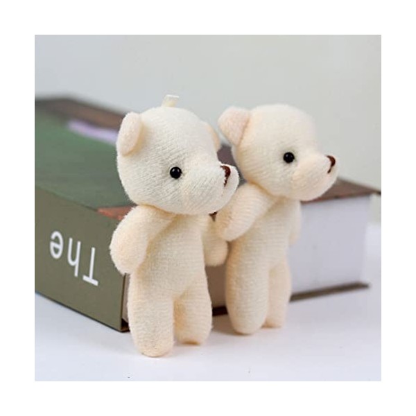 TOYANDONA 18 Pièces Mini Ours en Peluche Poupée Ours en Peluche Mini Ours en Peluche Petite Poupée en Peluche Ours Jouets Ani