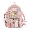 ConBeauty Sac à Dos Kawai avec épingle et Accessoires en Peluche Kawaii, Sac à Dos Kawaii, Sac à Dos Durable, Sac à Dos esthé